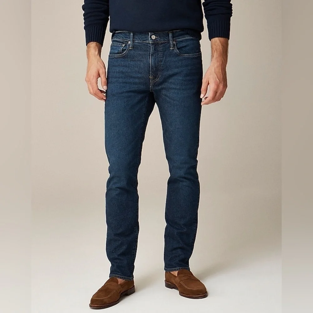 J Crew 770™ Straight-fit stretch jean in one-year wash AW297